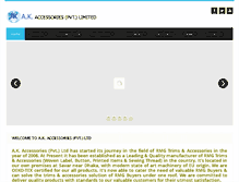 Tablet Screenshot of akaccessoriesbd.com